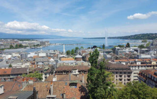 Blick zum Genfer See