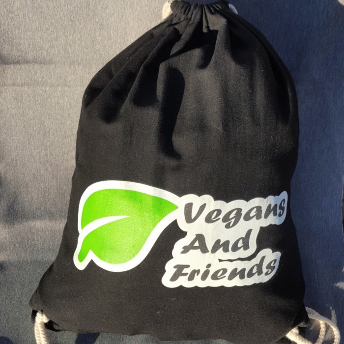 Vegans And Friends Gymsack schwarz