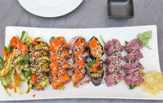Tiger Club vegan sushi special set - bestes vegane Sushi