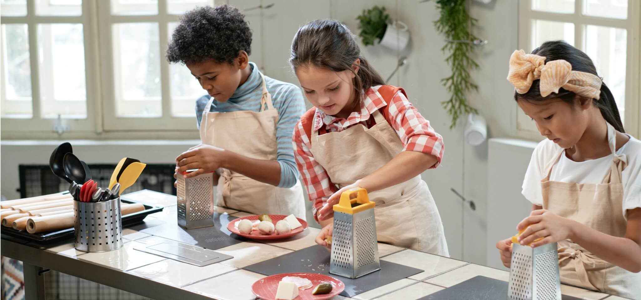 Nachhaltiger Kochworkshop für Kinder - Sustainable cooking workshop for children